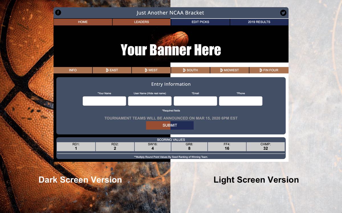 march into madness bracket site